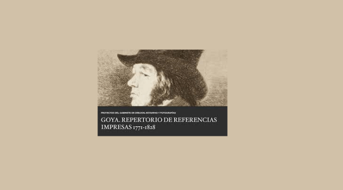 Les « références imprimées » sur Goya