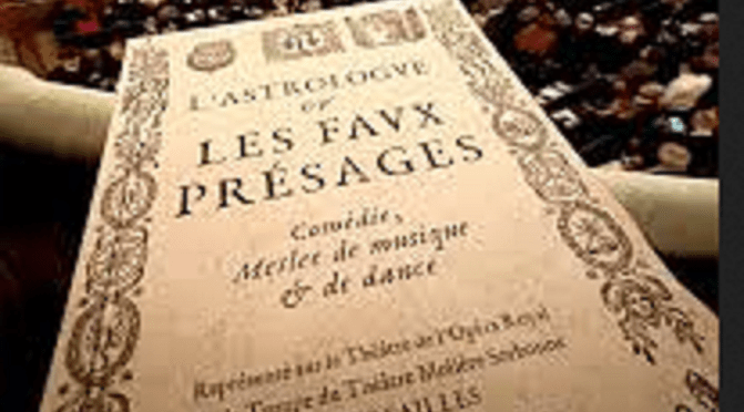 L’Astrologue ou les Faux présages, une pièce  « à la manière de Molière » a l&rsquo;Opéra de Versailles